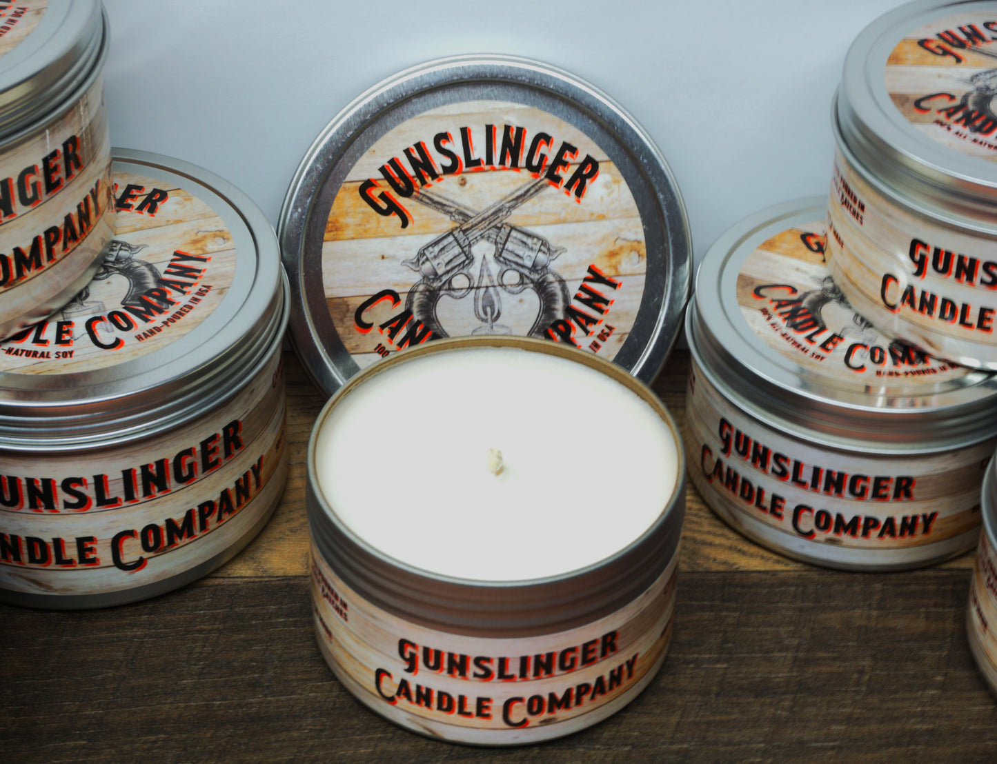 small hand poured soy wax candle with eco cotton wick