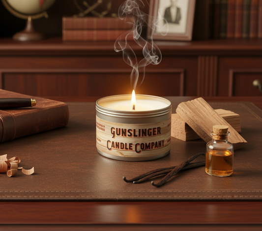 Executive Natural Soy Wax Candle with Cotton Wick