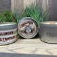 Woodsman 100% All-Natural Soy Candle with Crackling Wood Wick