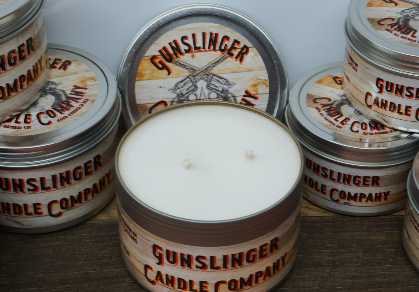 large double wick all natural soy wax candle 